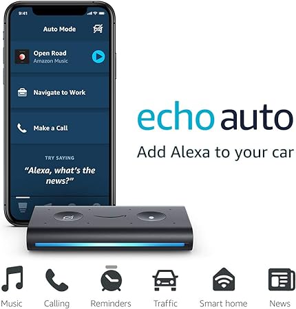 Echo Auto- Hands-free Alexa in your car with your phone