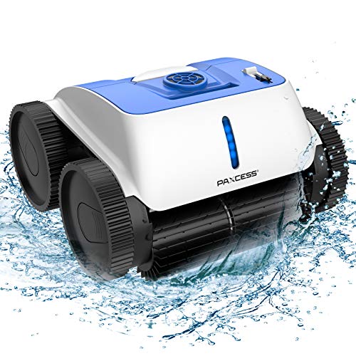 [New]PAXCESS Wall-Climbing Cordless Robotic Pool Cleaner with 8600mAh Battery, Program Optimiza…