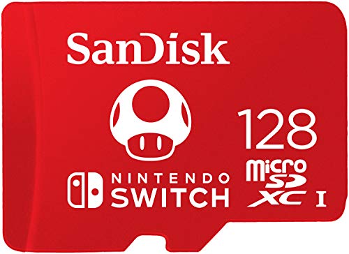 SanDisk 128GB microSDXC-Card, Licensed for Nintendo-Switch - SDSQXAO-128G-GNCZN