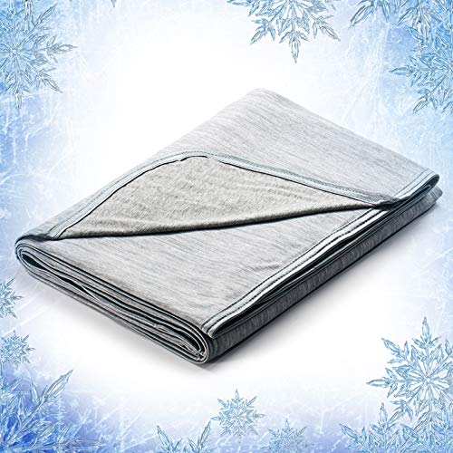 Elegear Cooling Blanket for Bed/Couch, Japanese Q-Max 0.4 Arc-Chill Cooling Fibers