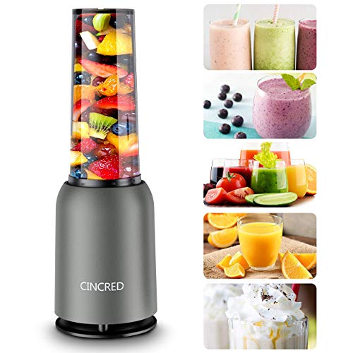 [Updated 2020 Version] Personal Countertop Blender for Milkshake, Fruit Vegetables Drinks, Smoo…