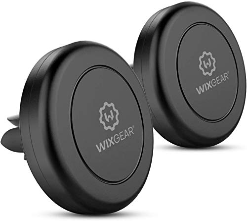 WixGear Magnetic Phone Car Mount [2 Pack] Air Vent Magnetic Phone Car Mount Phone Holder, for C…